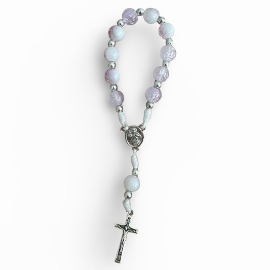 Queen of Peace Sparkly Decade Rosary