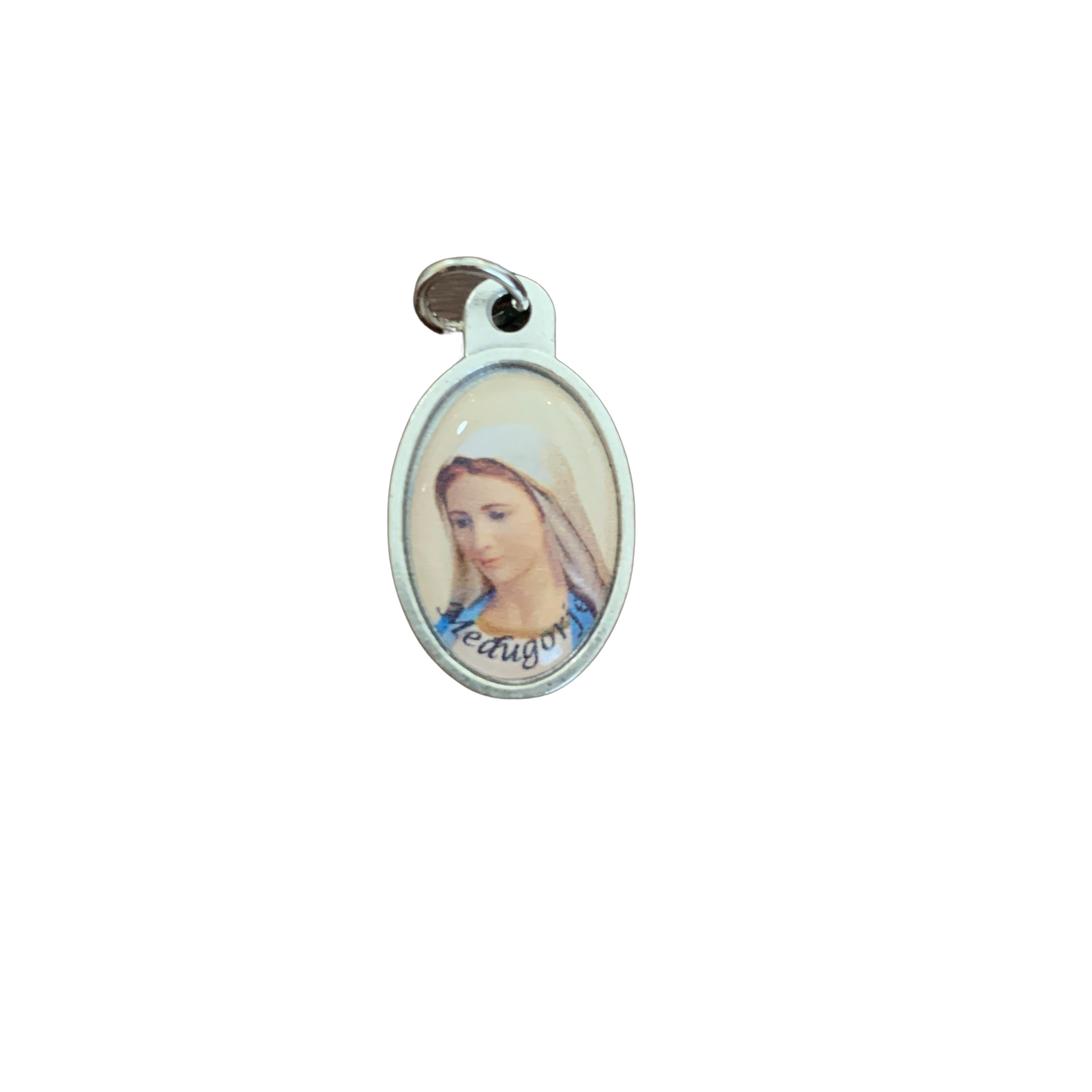 Queen of Peace Medal with Holy Soil