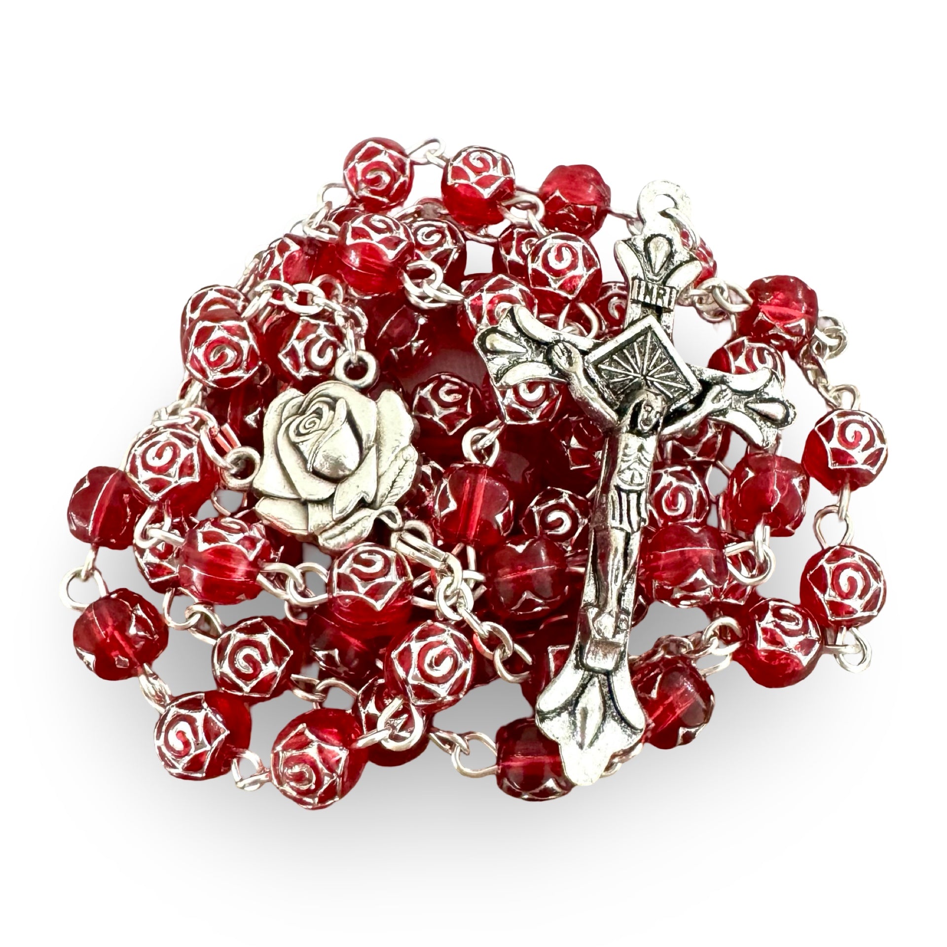 St. Rita Rose Rosary of Assorted Colors – Triumph of Love