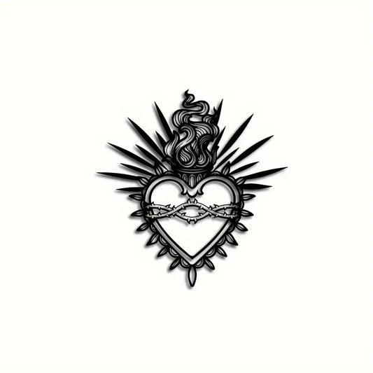 Sacred Heart of Jesus Metal Wall Art