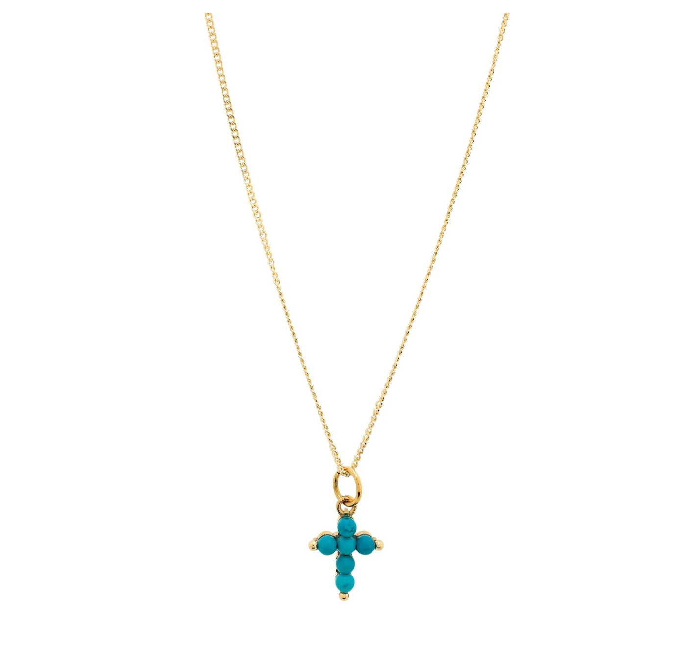 "TINY" CROSS Turquoise