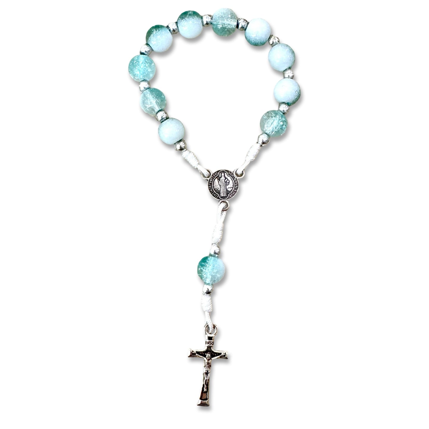 Sparkly St. Benedict Decade Rosary