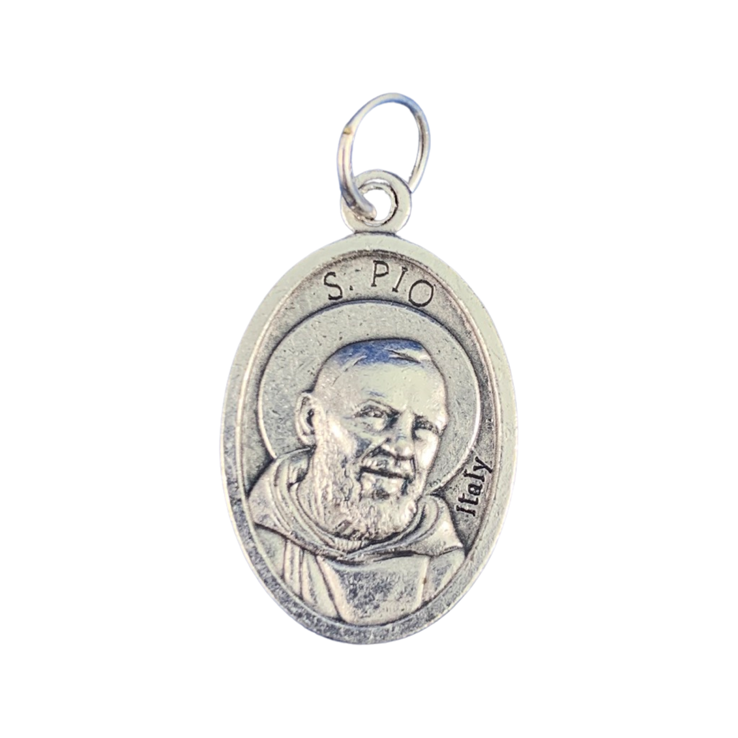 Silver Padre Pio Medal