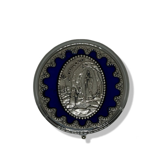 Silver and Blue Lourdes Case