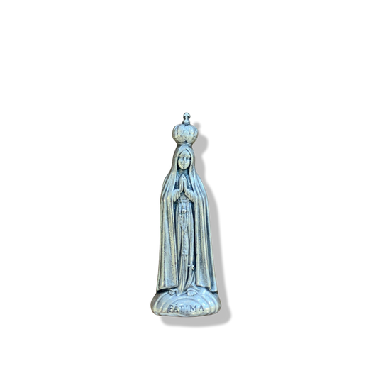 Small Fatima Statue with Holy Card