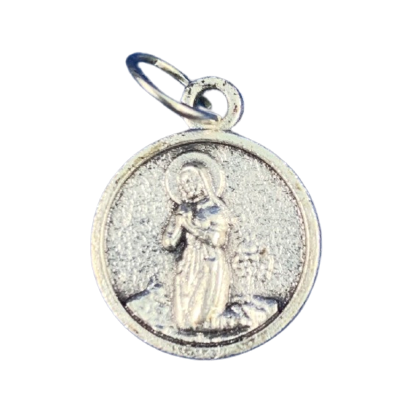 Small Round Lourdes Medal