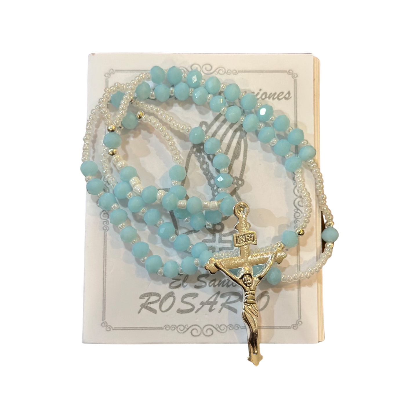 Small Rosary with Rosary Book