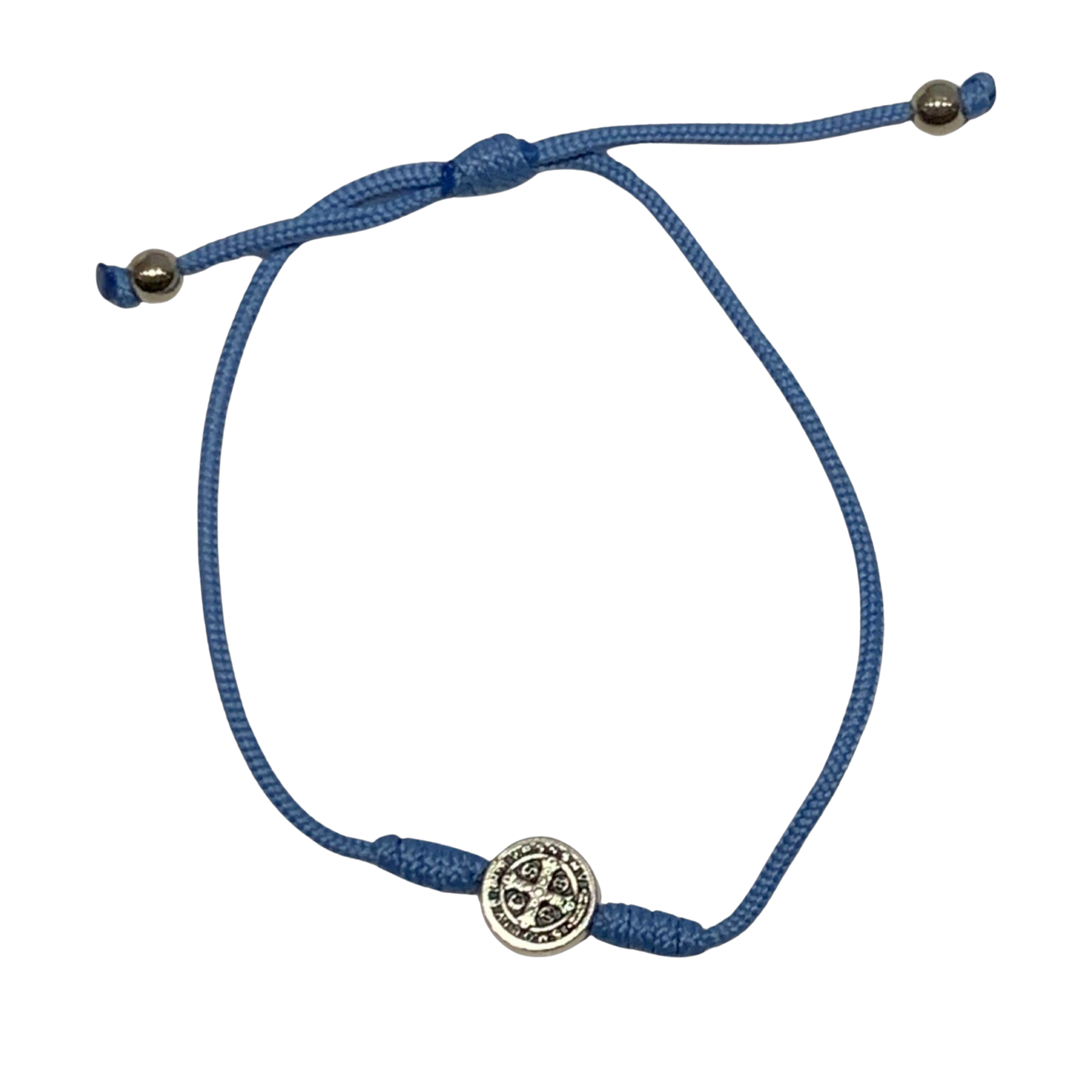 St. Benedict Medal Cord Bracelet of Assorted Colors