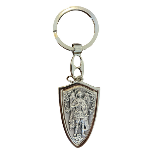 St. Michael Shield Keychain