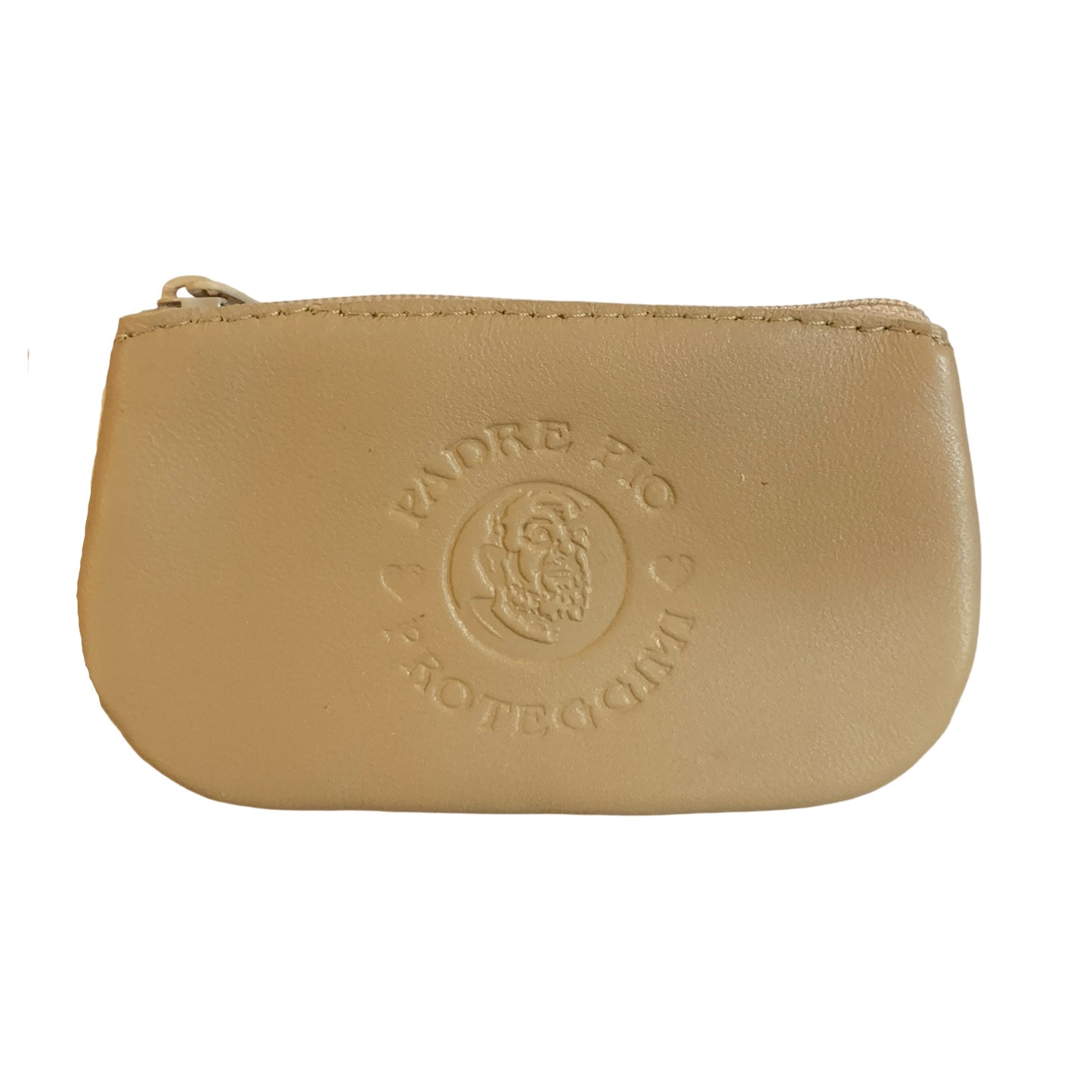 Leather Padre Pio Pouch