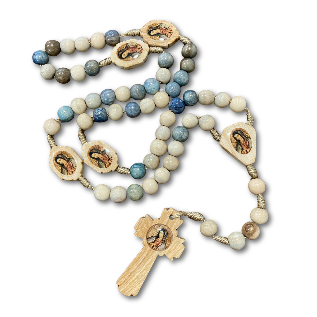 Wooden Our Lady of Guadalupe Rosary