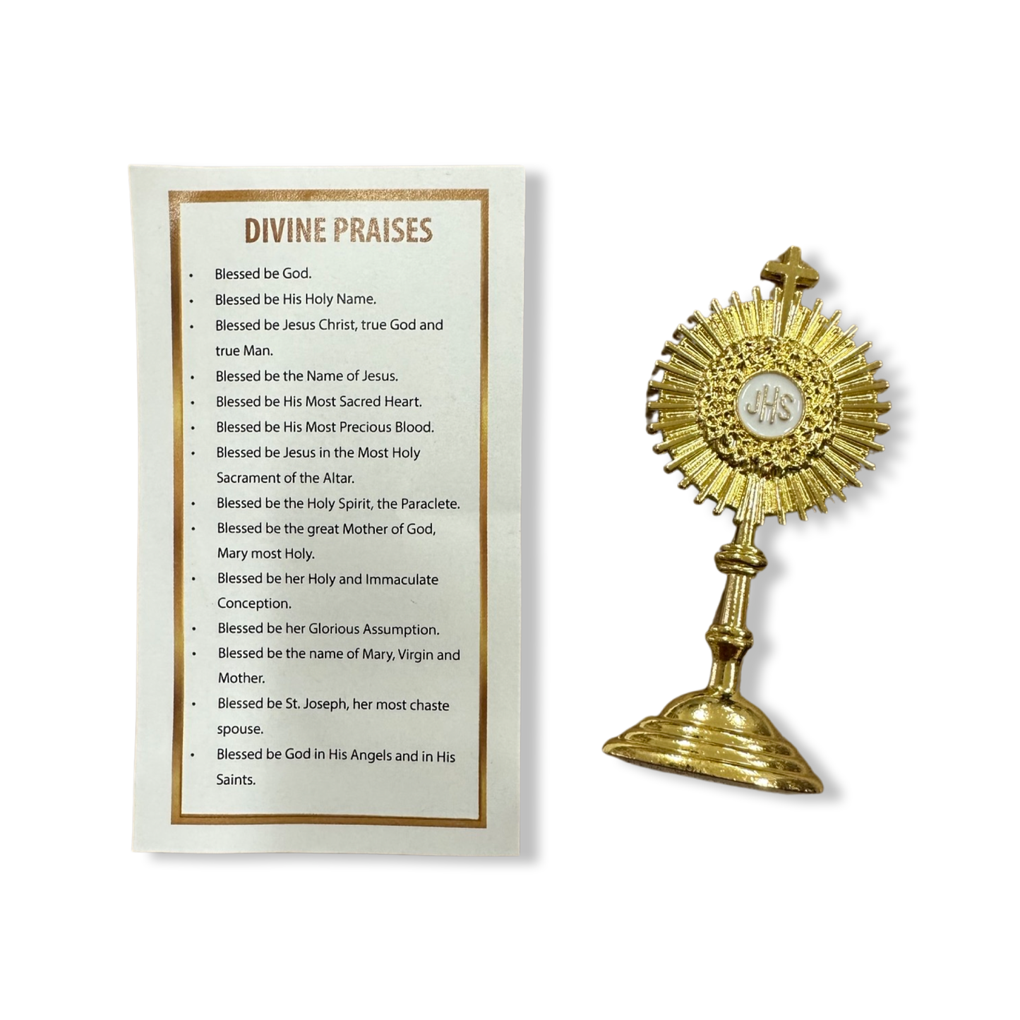 Tiny Blessed Sacrament Statue