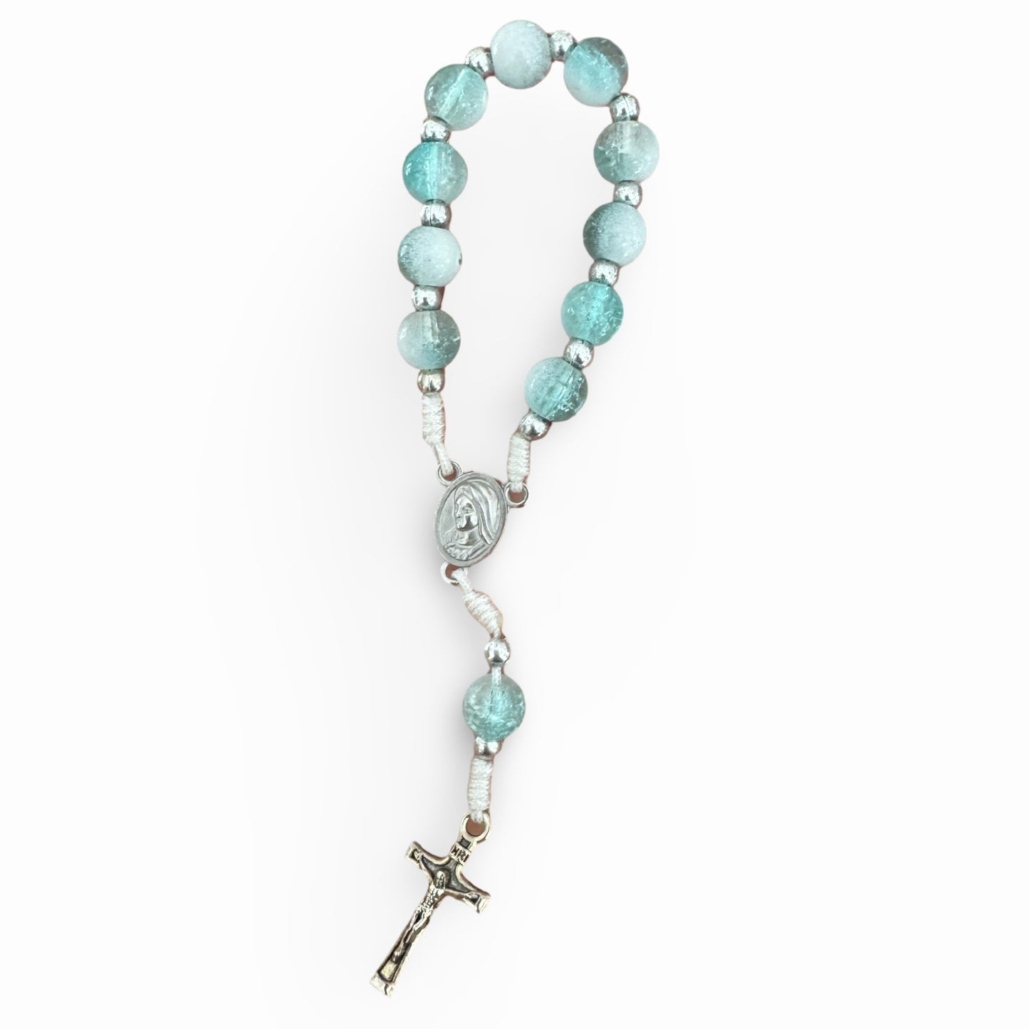 Queen of Peace Sparkly Decade Rosary