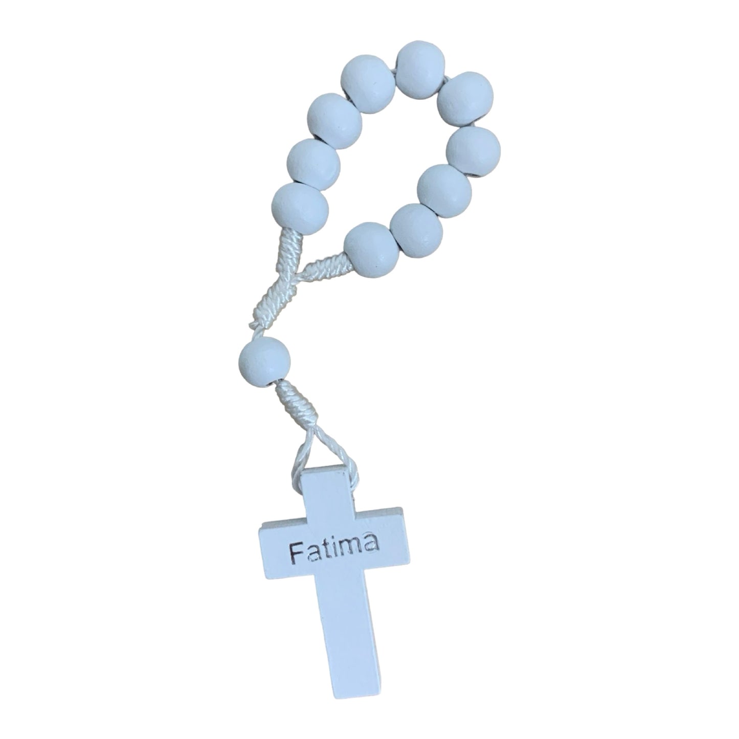 White Fatima Decade Rosary