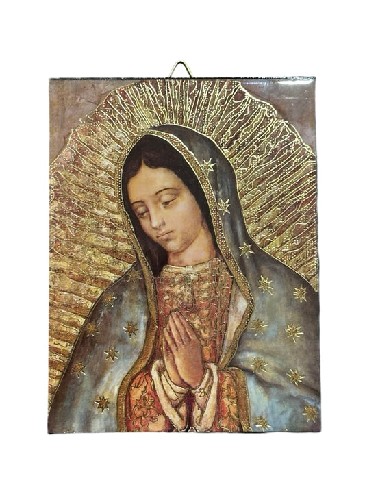 Our Lady of Guadalupe Image with Glossy Finish