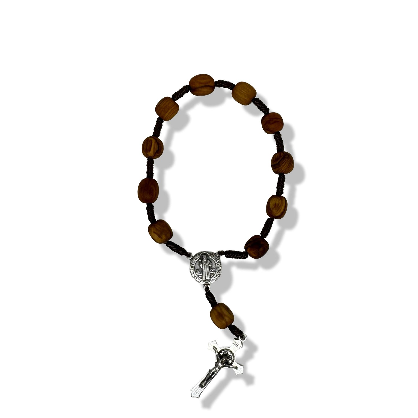 Wooden St. Benedict Decade Rosary