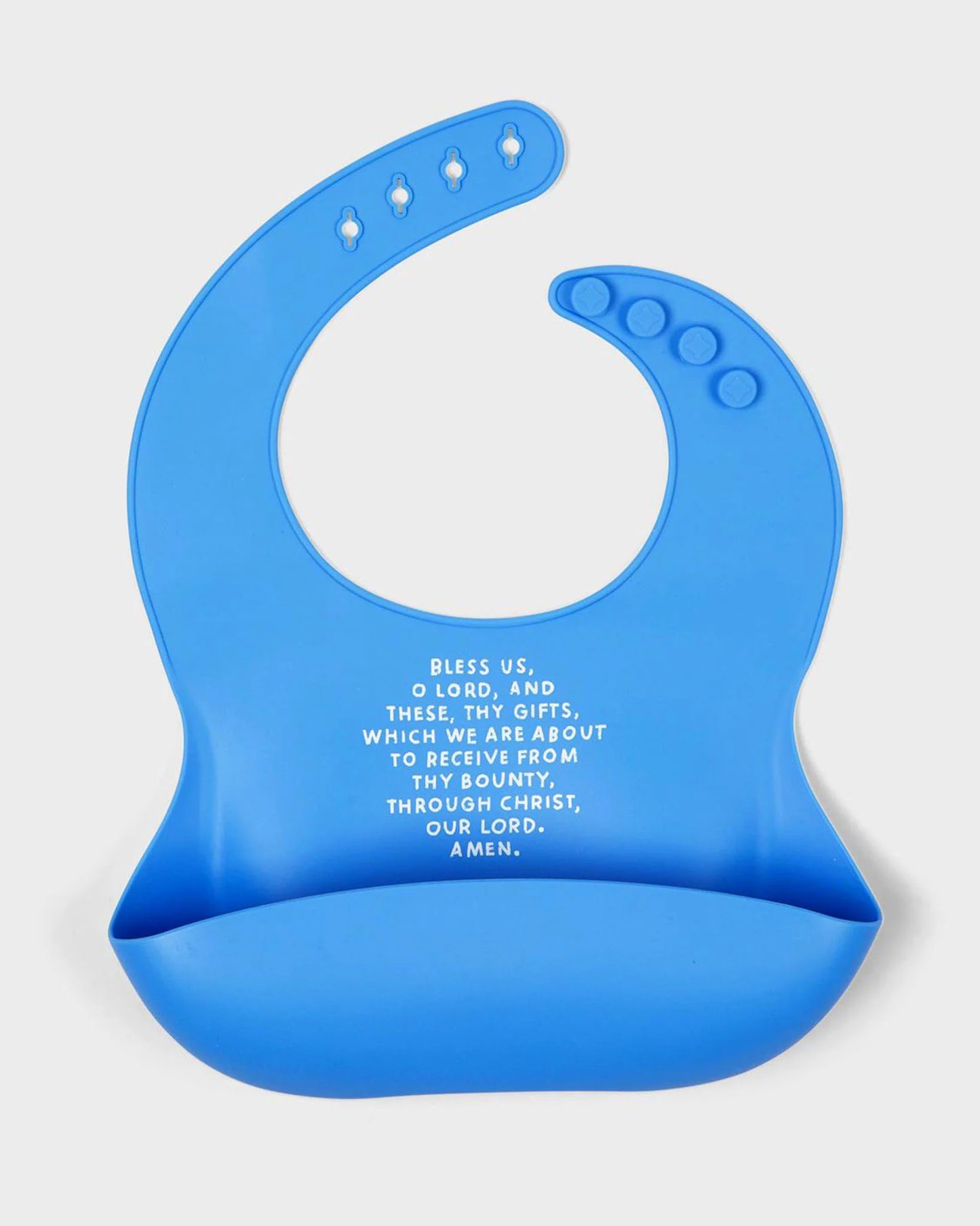 Meal Blessing Silicone Bib