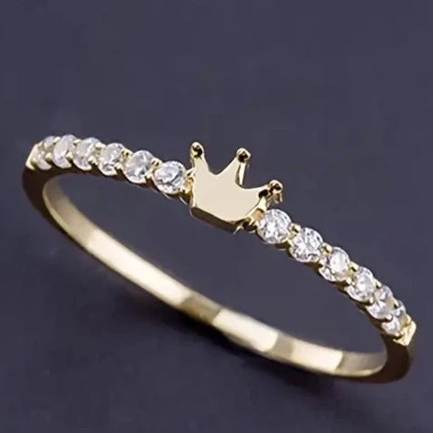 Sterling Silver Crown Ring