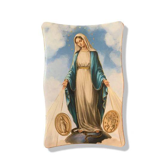 Curved Miraculous Medal Image