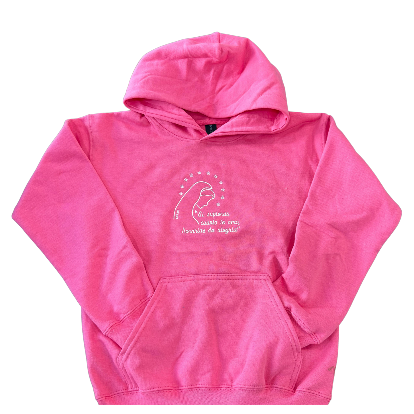 Love of Our Lady Embroidered Hoodies for Kids by SCTJM