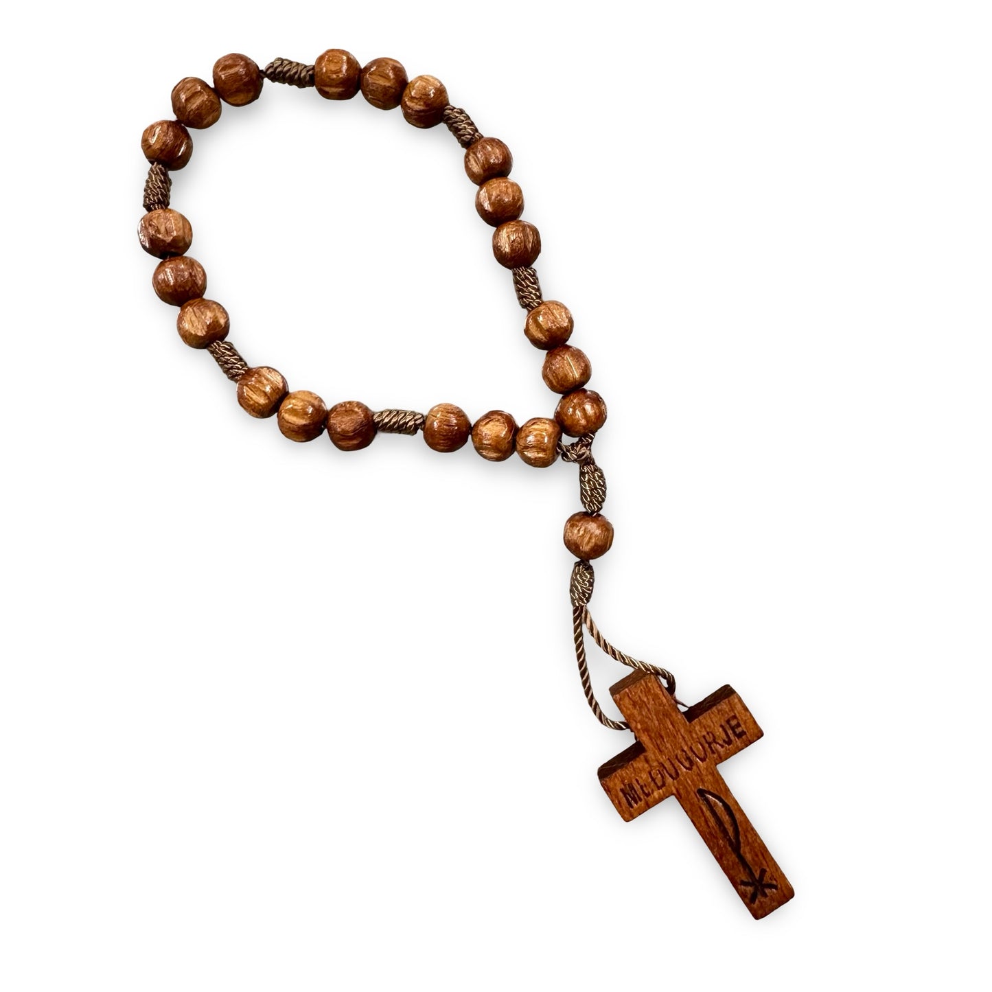 Classic Wood Chaplet of Peace