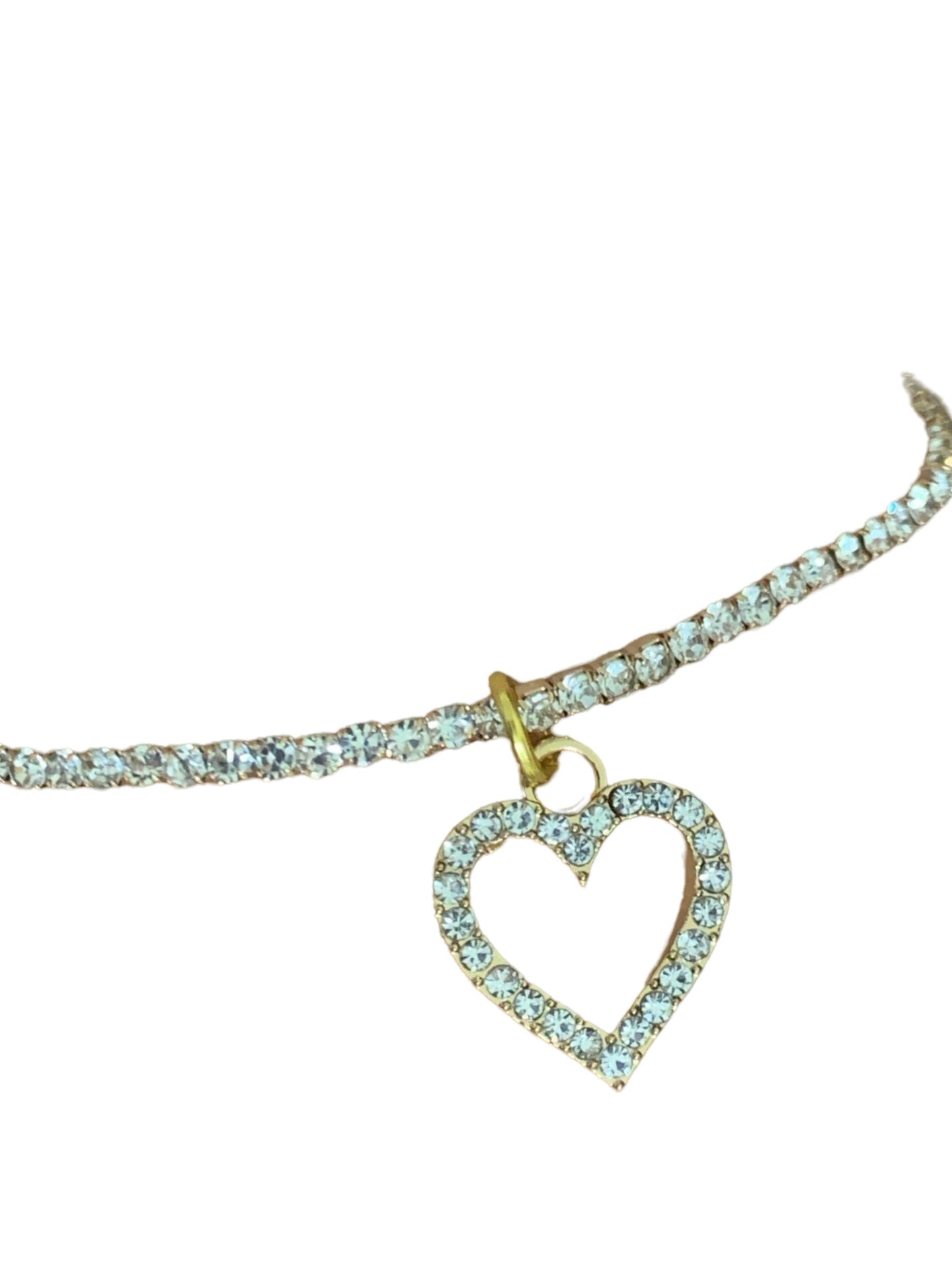 Heart Rhinestone Bracelet