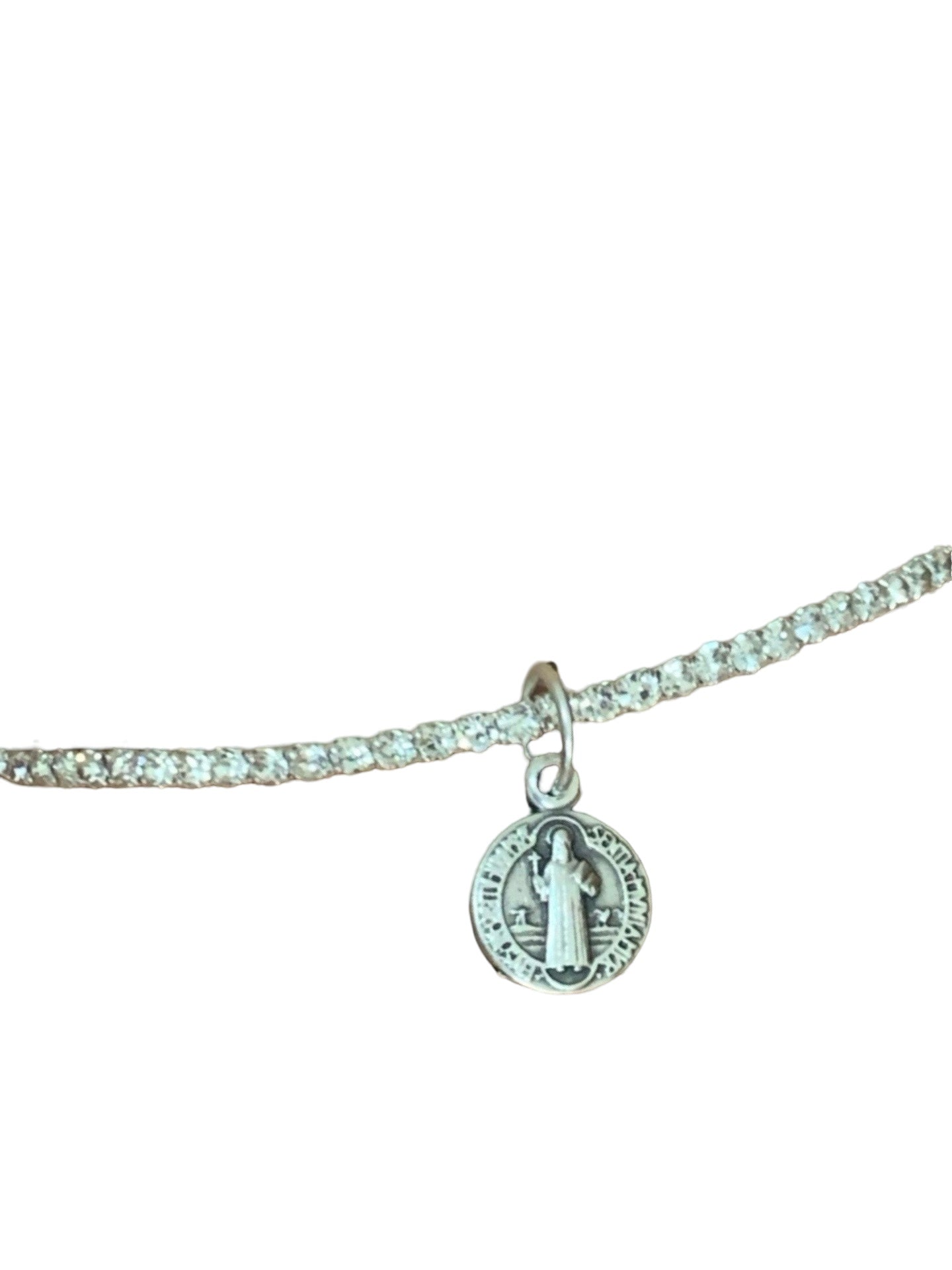 St. Benedict Rhinestone Bracelet