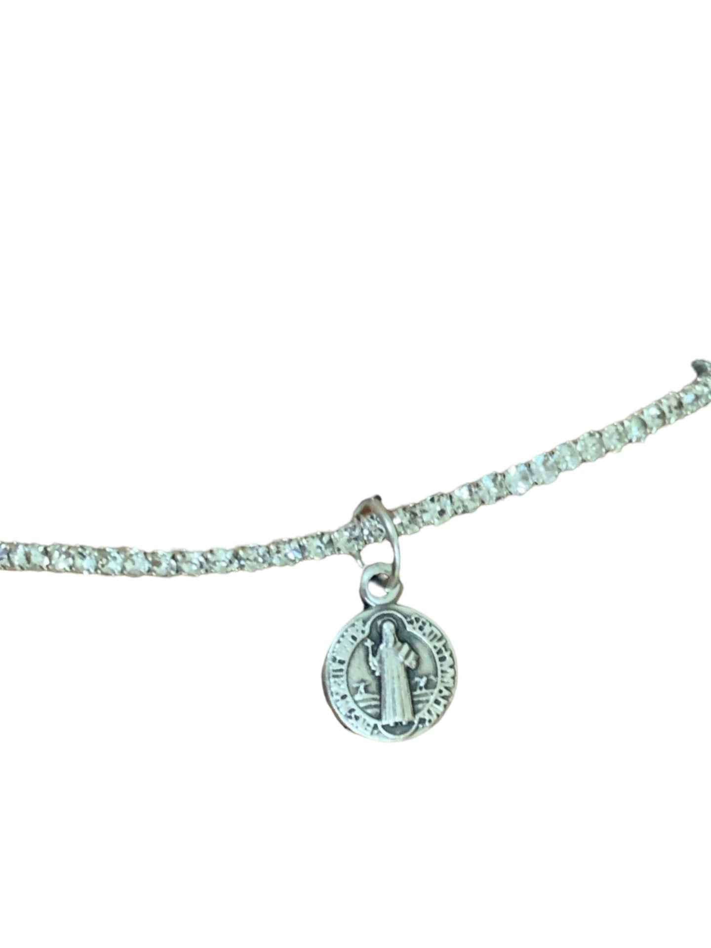 St. Benedict Rhinestone Bracelet