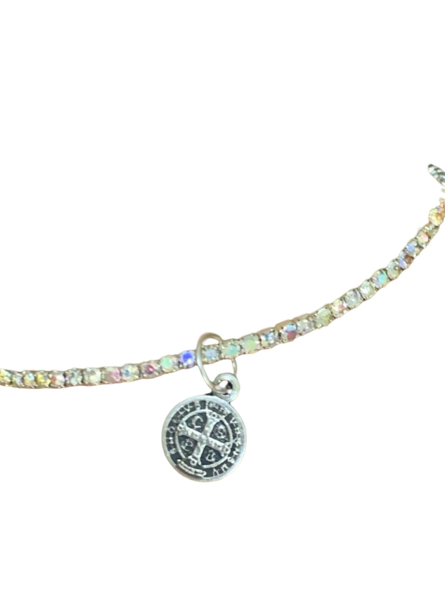 St. Benedict Rhinestone Bracelet