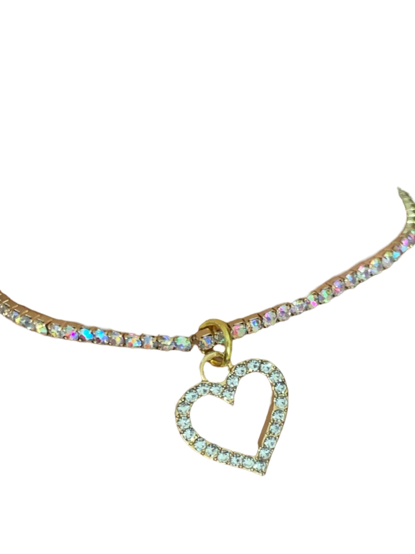 Heart Rhinestone Bracelet