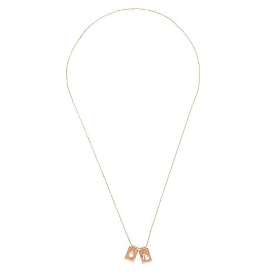 "SCAPULAR" • Virgin & Sacred Heart -Rose Gold- - Ibiza Passion