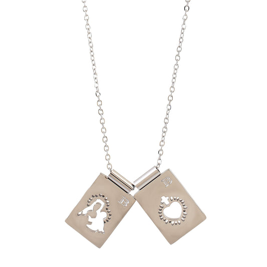 "SCAPULAR" Virgin & Sacred Heart -Silver- - Ibiza Passion