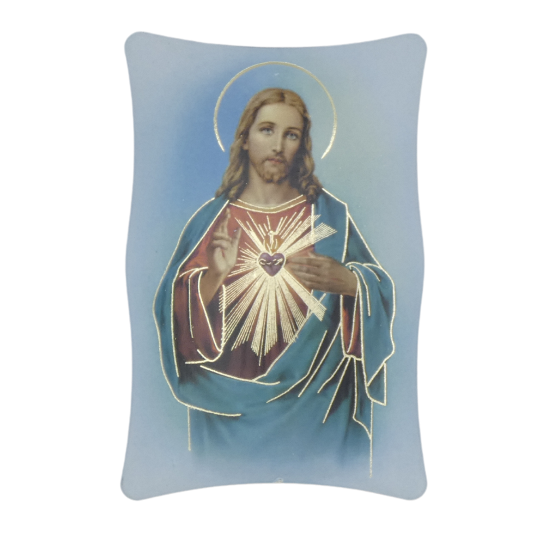 Curved Sacred Heart Image