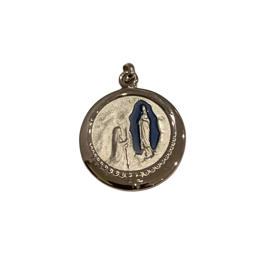 Argent Silver Lourdes Medal
