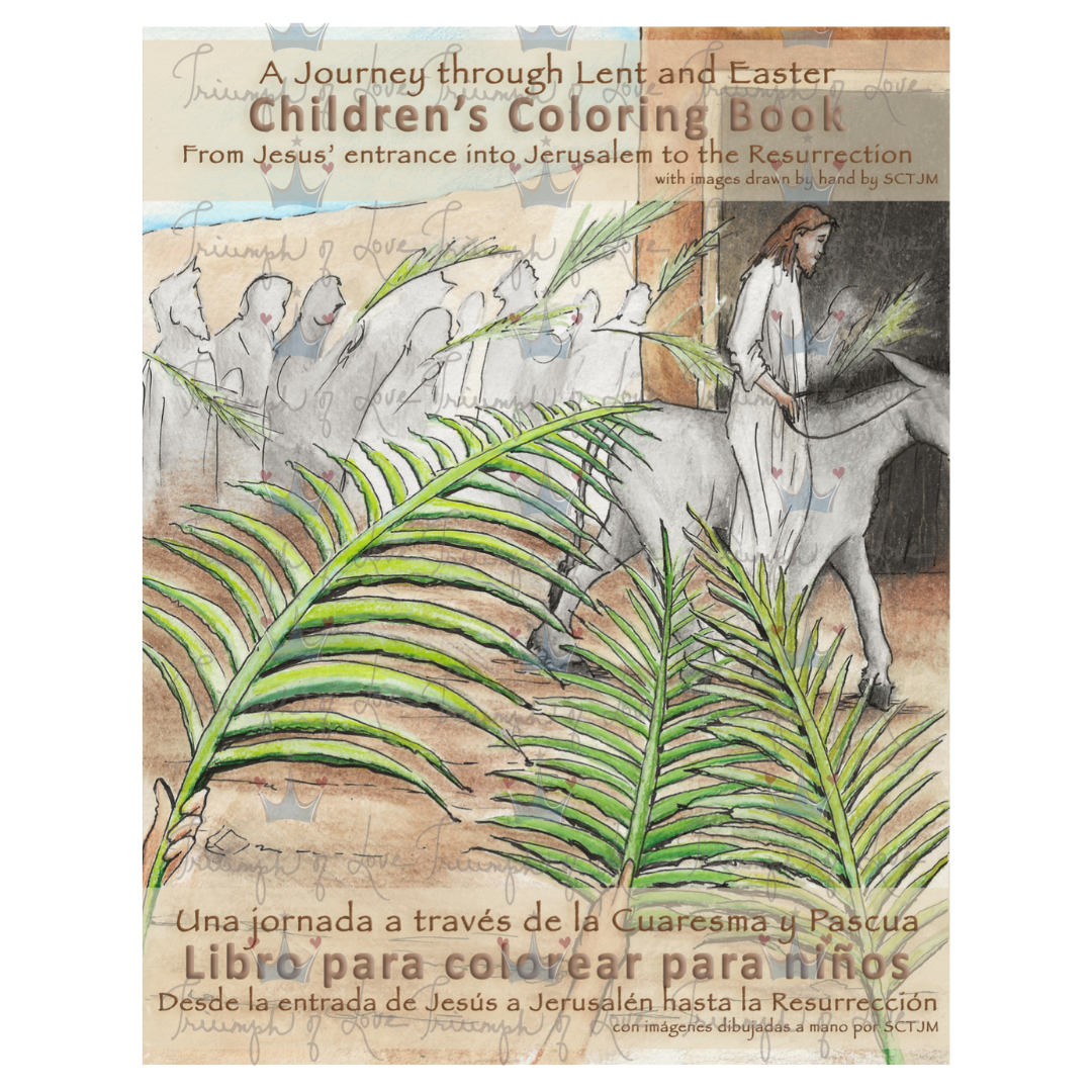 Bilingual "A Journey though Lent and Easter" Children's Coloring Book by SCTJM