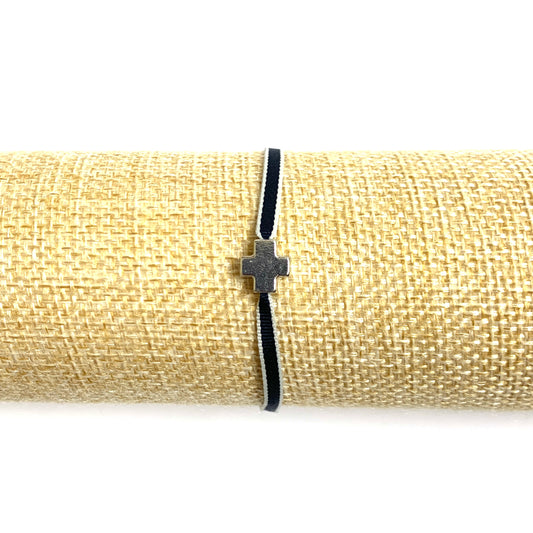 Cross Ribbon Bracelet