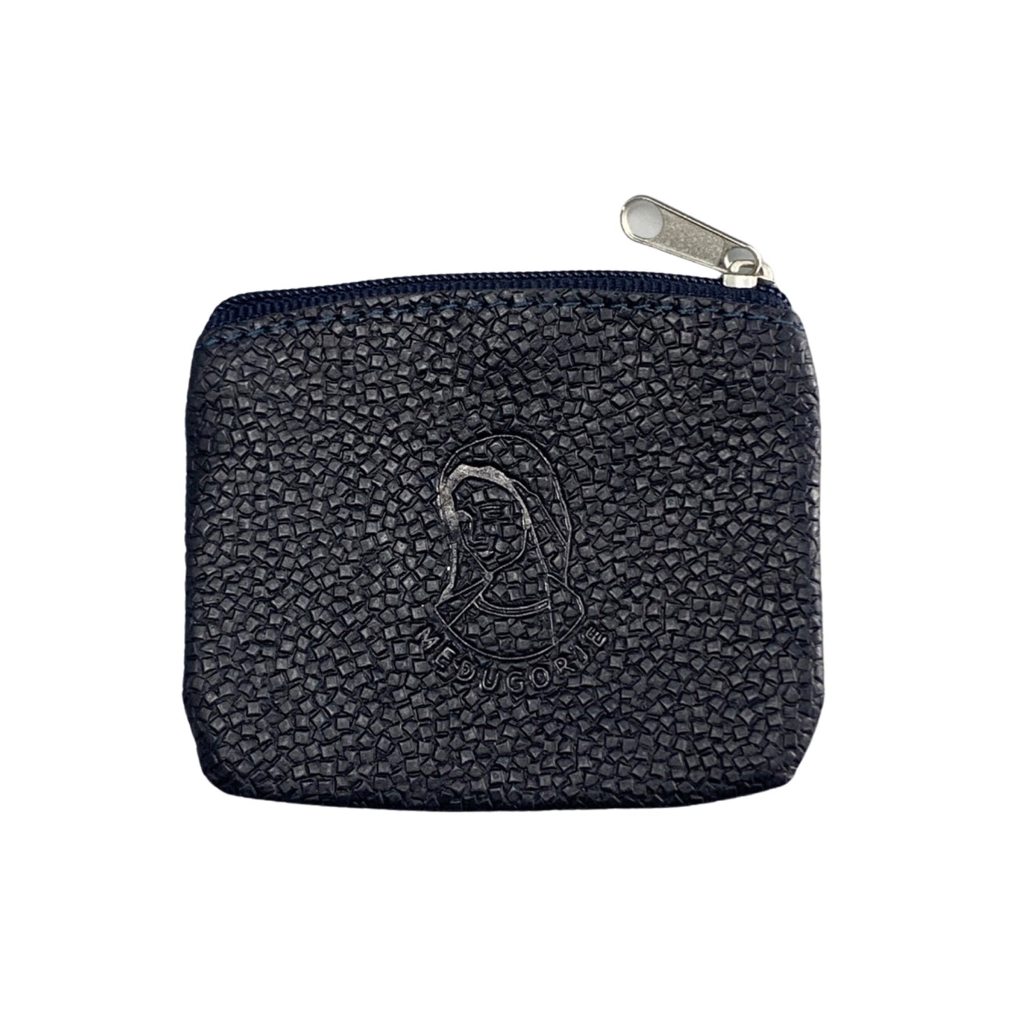 Queen of Peace Vinyl Zipper Pouch of Assorted Colors