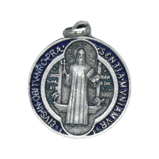 Blue and Red St. Benedict Medal