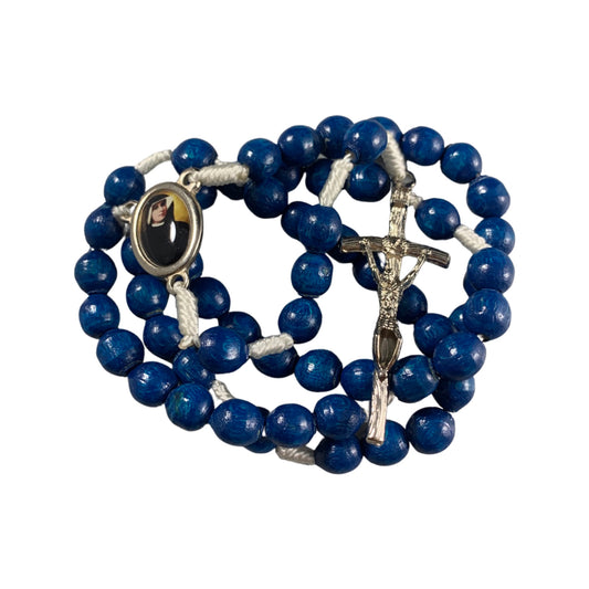 Blue St. Faustina Rosary
