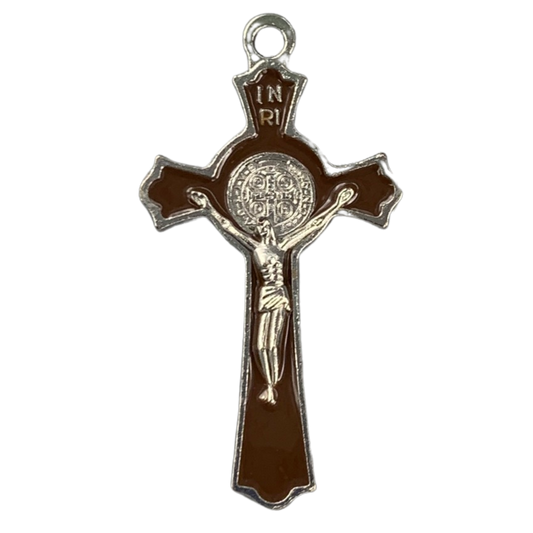 Colored St. Benedict Crucifix Pendant