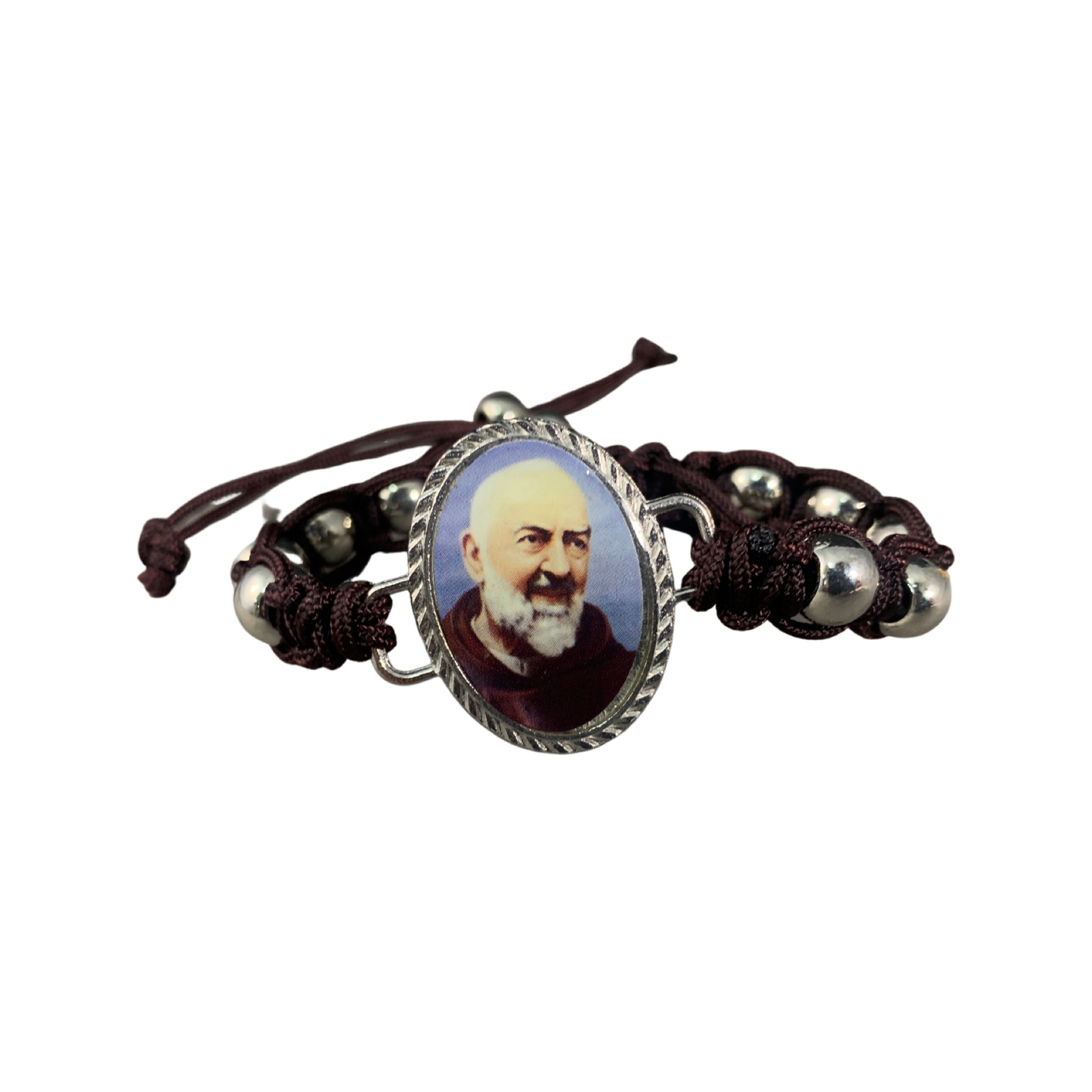 Brown Padre Pio Bracelet