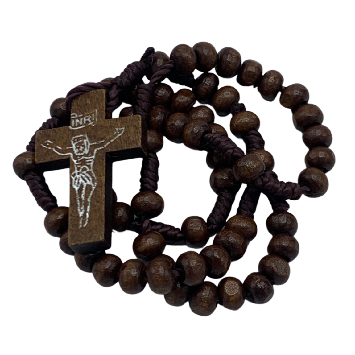 Small Wood Fatima Rosary