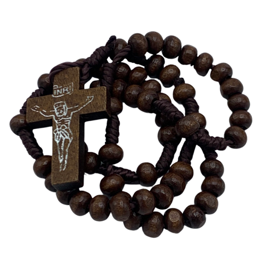 Small Wood Fatima Rosary