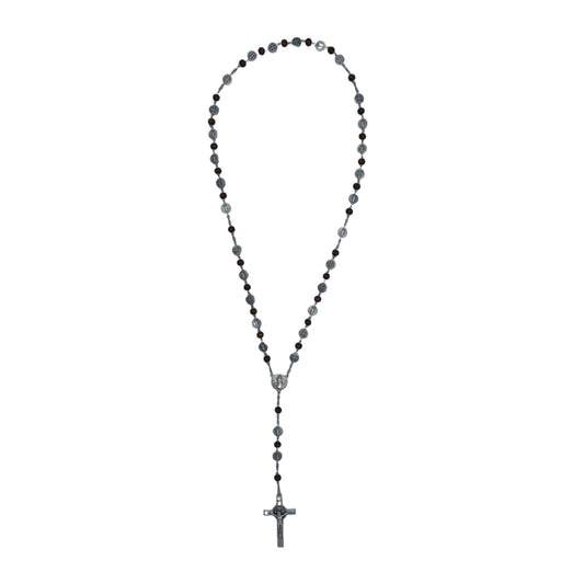 Brown St. Benedict Medals Rosary