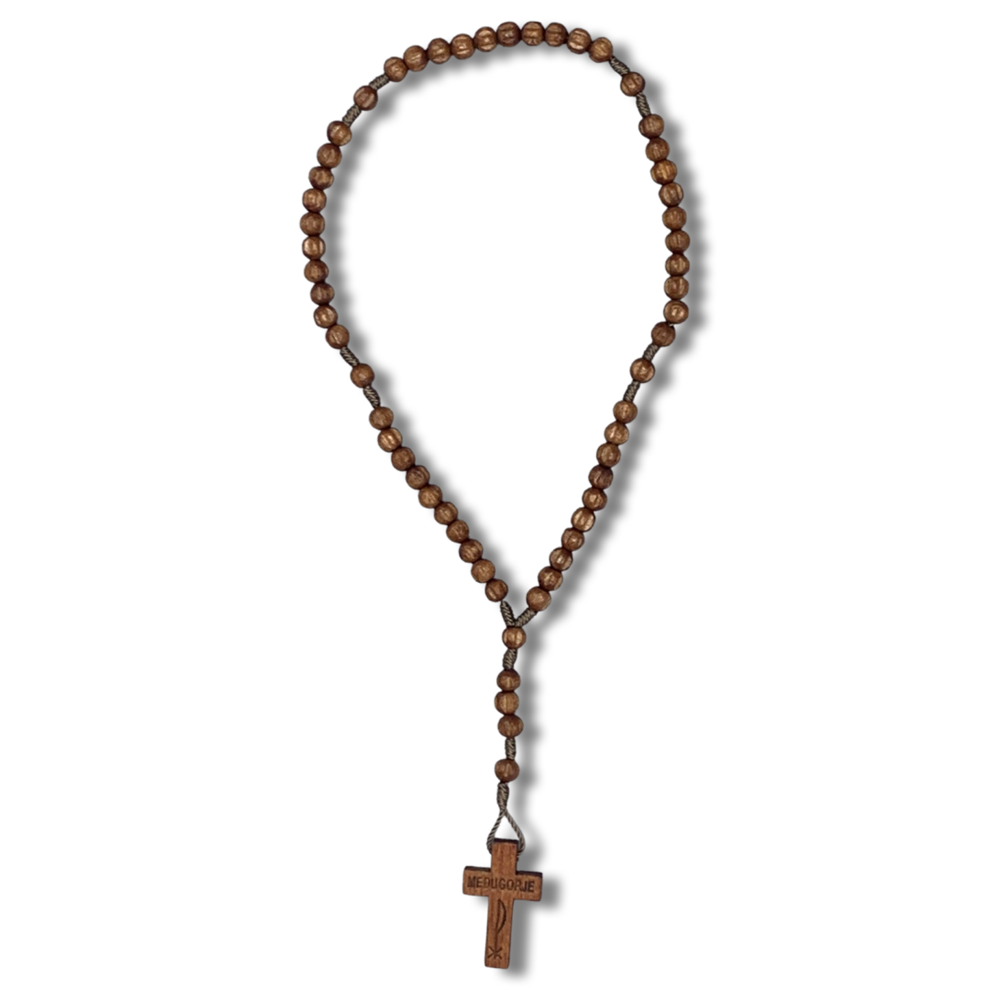 Wood Queen of Peace Rosary