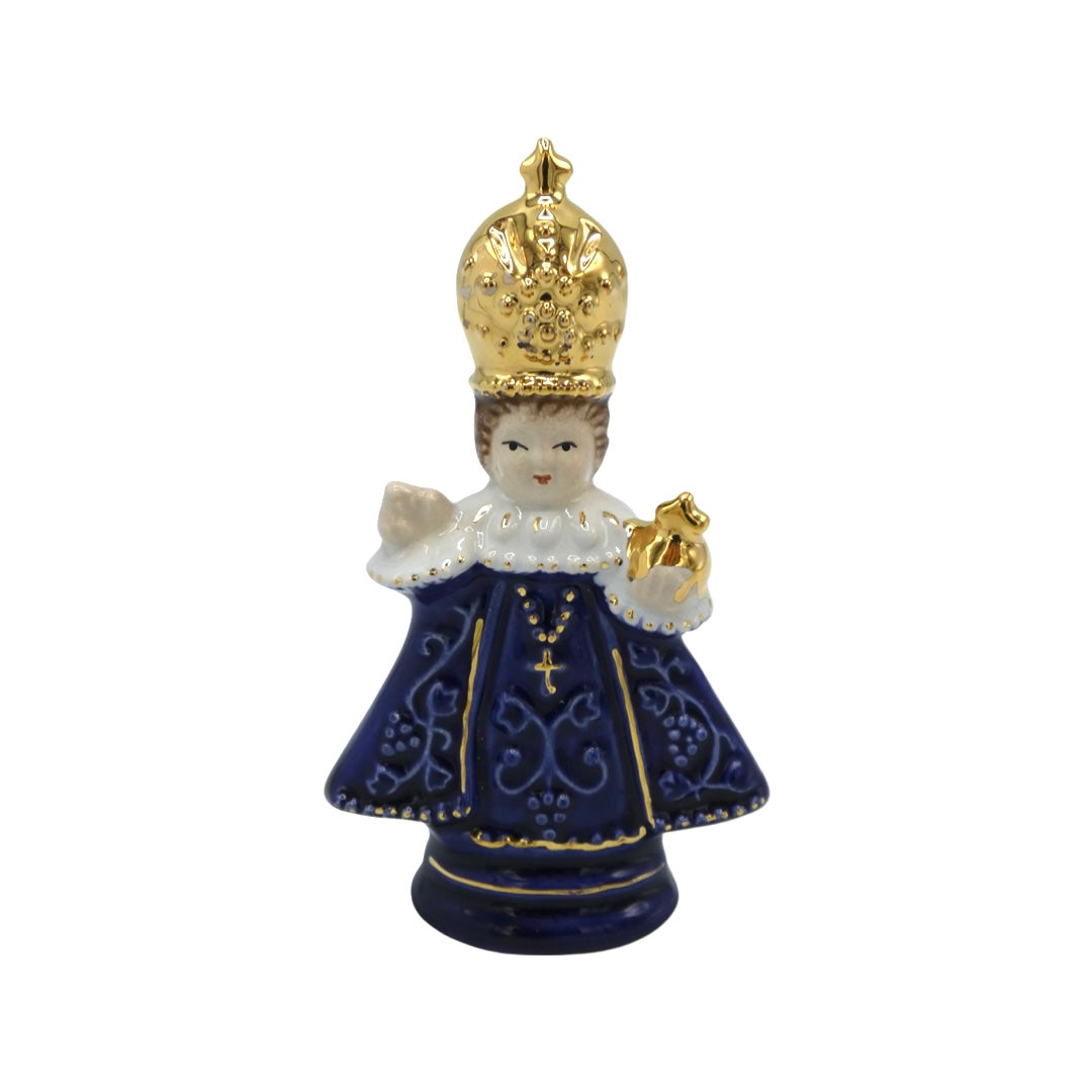 Ceramic Infant Jesus of Prague Statue