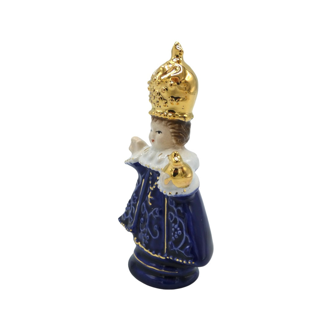 Ceramic Infant Jesus of Prague Statue