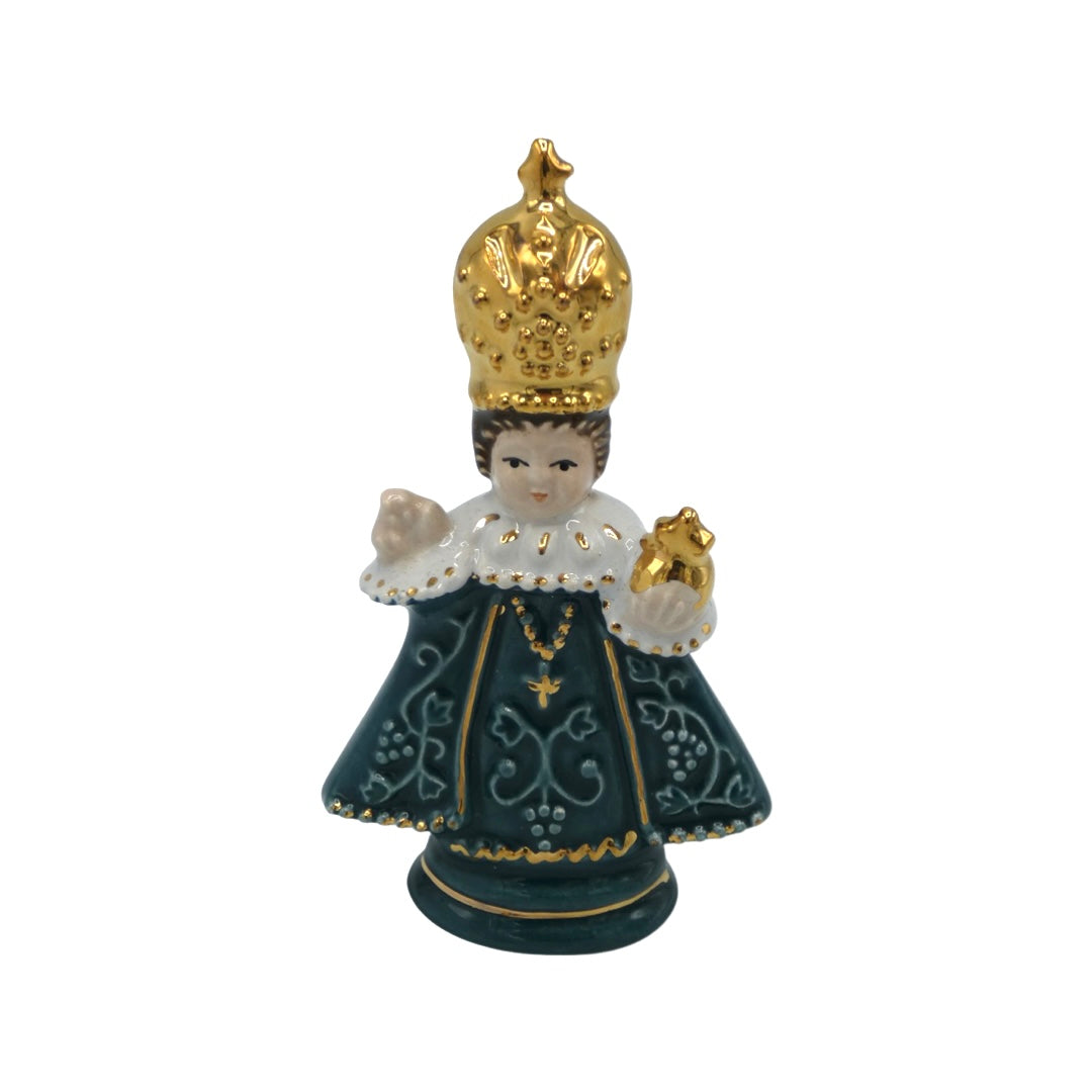 Ceramic Infant Jesus of Prague Statue