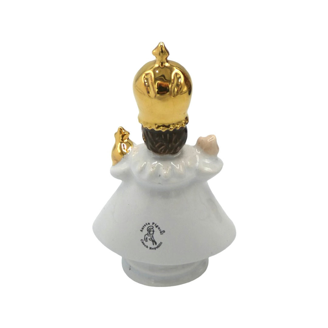 Ceramic Infant Jesus of Prague Statue