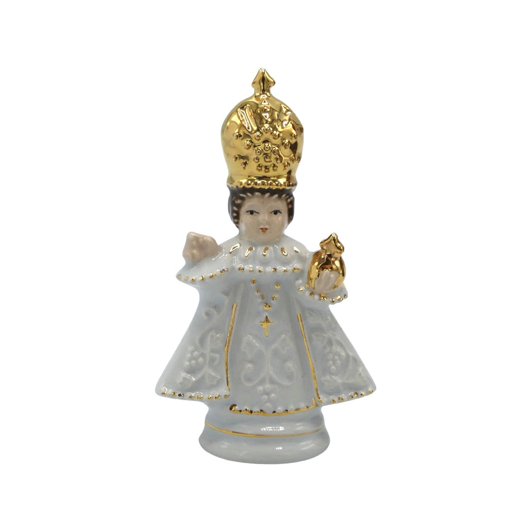 Ceramic Infant Jesus of Prague Statue